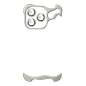 Coque métal sans cadre ECO – Argent Coque métal sans cadre ECO – Argent