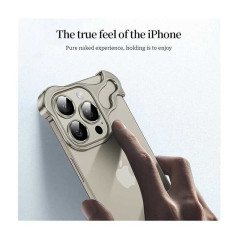Coque métal sans cadre ECO argent | Smarty