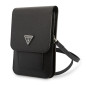 Pochette téléphone Guess Saffiano Triangle GUWBSATMBK – Noir Pochette téléphone Guess Saffiano Triangle GUWBSATMBK – Noir