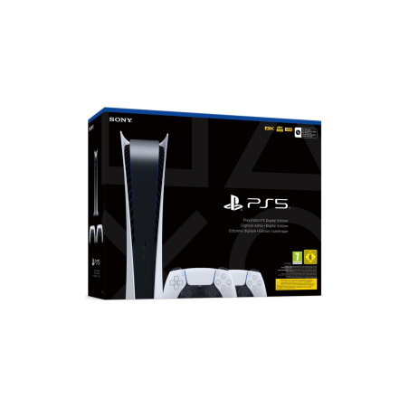 Console Sony PlayStation 5 - PS5 Edition Digitale Blanc - 825 Go SSD -