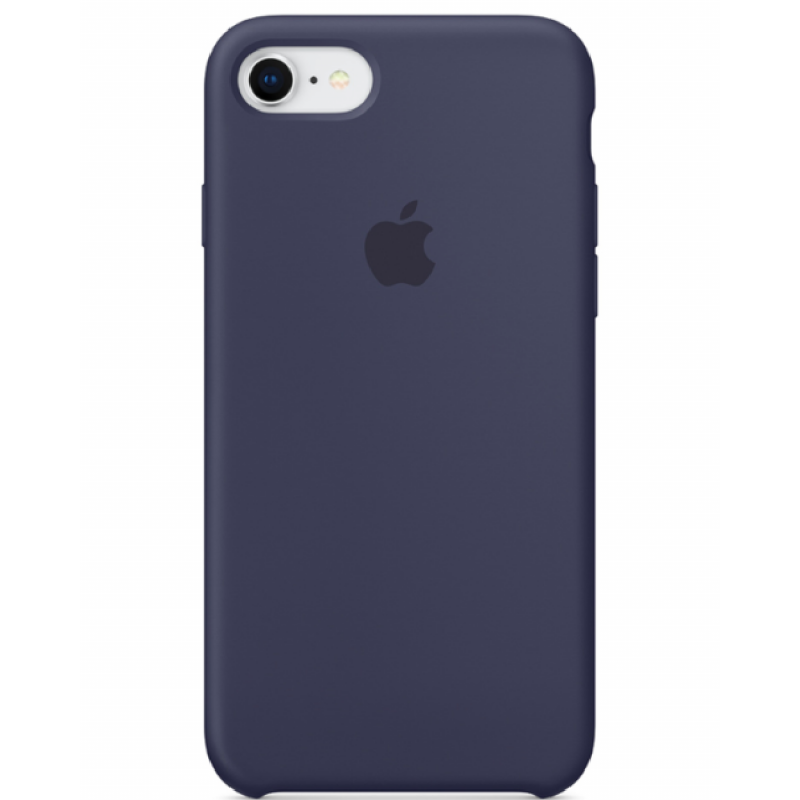Apple Coque silicone iPhone 7/8/SE 2020 – Bleu Nuit