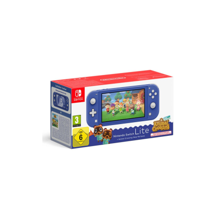 Console Switch Lite Nintendo Bleu + Animal Crossing | Smarty Paris