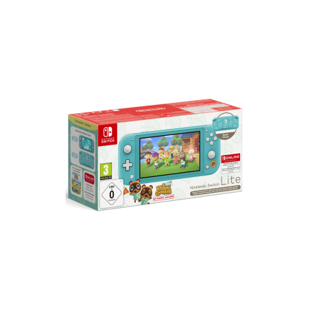 Console Switch Lite Nintendo Turquoise + Animal Crossing + Abonnement 12 Mois NSO | Smarty Paris