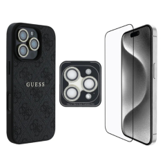 GUESS 3-in-1 iPhone MagSafe Bundle Black
