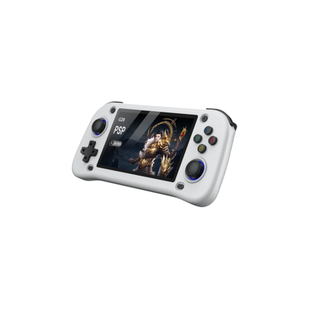 Console de Jeu Vidéo portable G28 Écran IPS 4,3" 64 Go - Blanc | Smarty Paris