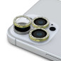 3-in-1 protection bundle GUESS for iPhone – MagSafe 4G Rhinestone Gold Pink