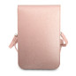 Pochette téléphone Guess Saffiano Triangle GUWBSATMPI – Rose Pochette téléphone Guess Saffiano Triangle GUWBSATMPI – Rose
