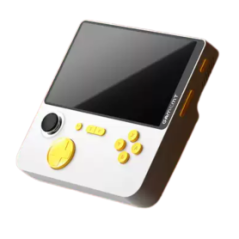 Console de Jeu Vidéo Portable avec 22W Charge Rapide Jellymini5 E5 Écran IPS 5" 64 Go - Blanc & Jaune | Smarty Paris