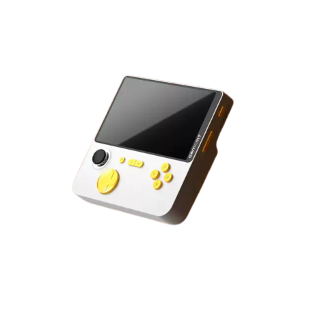 Console de Jeu Vidéo Portable avec 22W Charge Rapide Jellymini5 E5 Écran IPS 5" 64 Go - Blanc & Jaune | Smarty Paris
