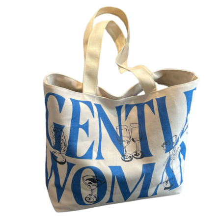 Sac à bandoulière en toile 33*44*13cm - Bleu | Smarty Paris 