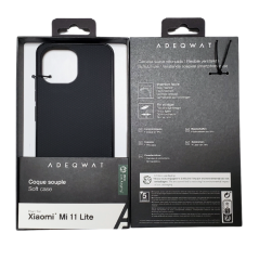 Flexible Case ADEQWAT Xiaomi 11 Lite 4G/5G Black | Smarty