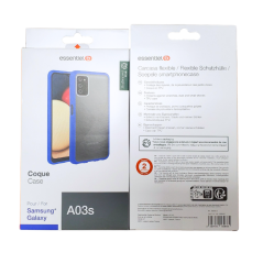 Coque ESSENTIELB Samsung Galaxy A03s Bleue | Smarty