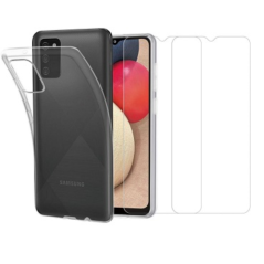 Kit coque + 2 films ESSENTIELB Galaxy A02s | Smarty