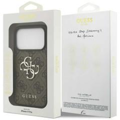Coque iPhone Guess GUHCP 4GMGBR marron | Smarty