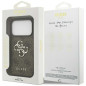 Coque iPhone Guess GUHCP 4GMGBR Grand Logo métal – Marron