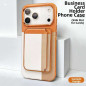 Coque de protection ECO pour iPhone – PC, porte-cartes magnétique, insertion latérale, jaune Coque de protection ECO pour iPhone – PC, porte-cartes magnétique, insertion latérale, jaune