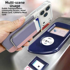 Coque iPhone ECO porte-cartes jaune | Smarty