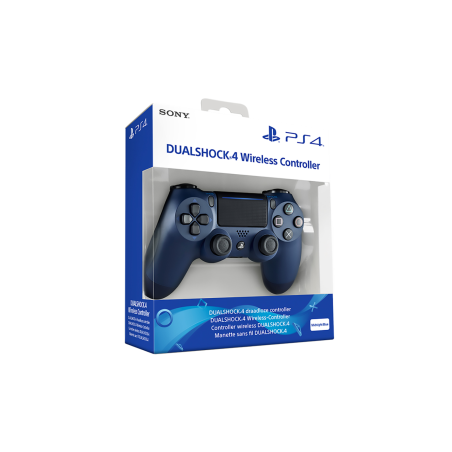 Manette Sony PS4 DualShock 4.0 V2 - Bleu Nuit - Gaming Réf. G2598 | Sma