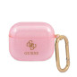 Coque de protection GUESS pour AirPods 3 GUA3UCG4GP – TPU pailleté Rose Coque de protection GUESS pour AirPods 3 GUA3UCG4GP – TPU pailleté Rose