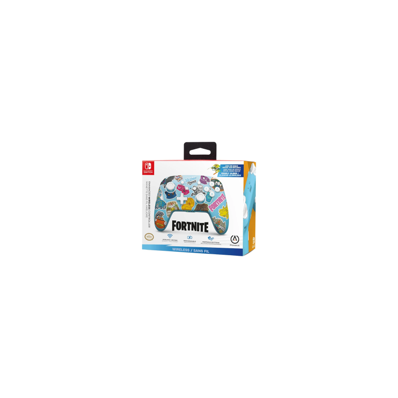 Manette sans fil PowerA Fortnite Sticker Mania pour Nintendo Switch