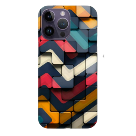 Magnetic Double-Layer Protection Case ECO – Colorful Building Blocks