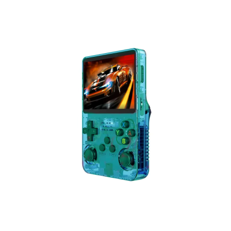 Mini Console de Jeu Vidéo Portable R36s Écran IPS 3,5" 64 Go - Vert · Smarty Paris