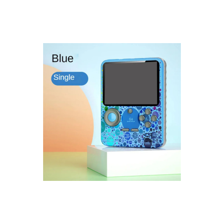 Mini Console de Jeu Vidéo portable avec Powerbank 6000mAh G6 Écran 3,5" 128 Go - Bleu | Smarty Paris