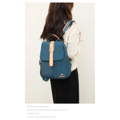 Sac à dos bleu paon 26x33x16 | Smarty Paris