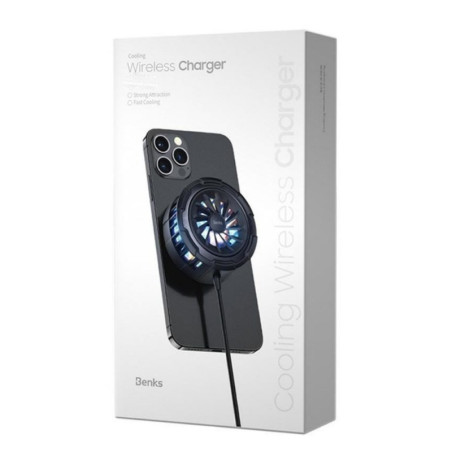 Chargeur sans fil refroidissant Benks MagClap – pour smartphone