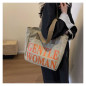 Canvas shoulder bag ECO – 33 x 41 x 12 cm Khaki/Orange Canvas shoulder bag ECO – 33 x 41 x 12 cm Khaki/Orange
