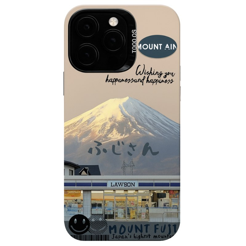 Case ECO Mount Fuji for iPhone – Black PC Case ECO Mount Fuji for iPhone – Black PC