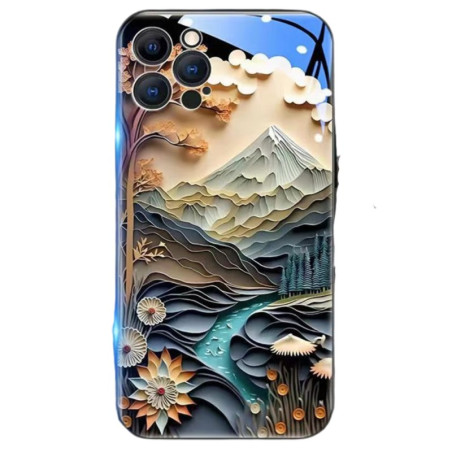 ECO Coque lumineuse iPhone – Mont Fuji origami