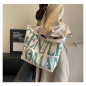 Sac à bandoulière en toile ECO – 33 x 44 x 13 cm vert foncé Sac à bandoulière en toile ECO – 33 x 44 x 13 cm vert foncé