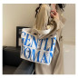 Canvas Shoulder Bag ECO – 33 x 44 x 13 cm Blue Canvas Shoulder Bag ECO – 33 x 44 x 13 cm Blue