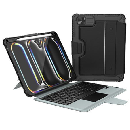 Housse clavier Nillkin Bumper Combo – iPad, version allemande rétroéclairée