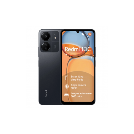 Xiaomi Redmi 13C 128 Go Noir - EU - Neuf - Gaming Réf. T0100 | Smarty P