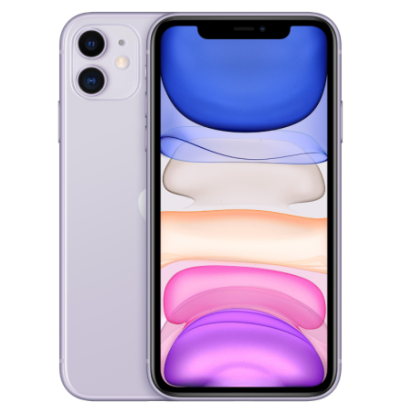 iPhone 11 128 Go Violet (Ecran et vitre arrière cassé) — Rec