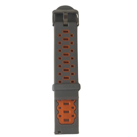 Bracelet de montre ECO pour Amazfit GTS – 22 mm Gris/Orange