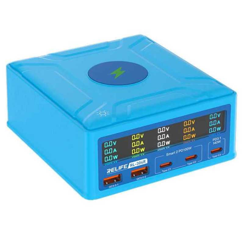 Chargeur multiport RELIFE RL-304R – Nitrure de gallium 260 W Chargeur multiport RELIFE RL-304R – Nitrure de gallium 260 W