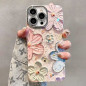 Coque TPU ECO pour iPhone – Fleurs de bégonia colorées, protection lentille