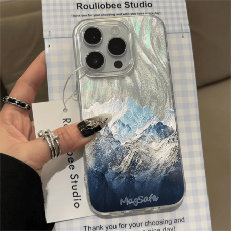 Coque iPhone Coquille de plumes – Pic de lumière