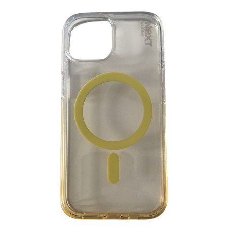 Coque transparente MagSafe Next Mobile – iPhone 15 Plus Jaune