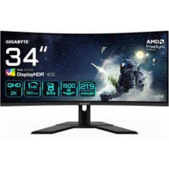 Écran Gaming Incurvé Gigabyte G34WQCP 34" – WQHD (3440 x 1440), 180Hz,