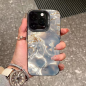 Polycarbonate Case ECO for iPhone – Blue and Gold Mirage