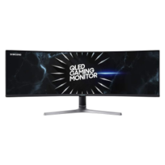 Écran Gaming Incurvé Samsung C49RG94SSU LC49RG94SSUXZG 49" UWDQHD - 5120 x 1440 / 120 Hz - Noir - Reconditionné avec Chargeur Câ