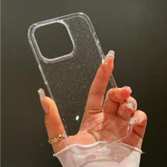 Glitter clear iPhone case | Smarty Paris