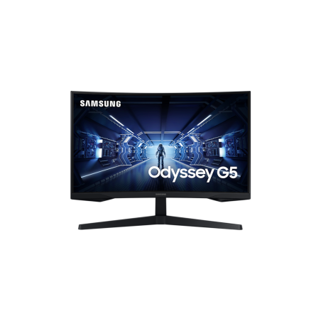 Écran Gaming Incurvé Samsung Odyssey G5 LC27G54TQWUXEN 27" QHD - 2560 x 1440 - Reconditionné avec Chargeur Câb