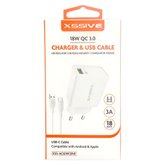 18W USB charger XSSIVE XSS-AC61W2IN1 | Smarty