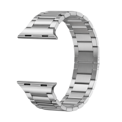 Bracelet Apple Watch acier inoxydable argent 22 mm | Smarty