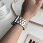 Bracelet ECO pour Apple Watch – Acier inoxydable argent 22 mm Bracelet ECO pour Apple Watch – Acier inoxydable argent 22 mm